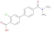 [1,1'-Biphenyl]-4-carboxylic acid, 3-chloro-4'-[(dimethylamino)carbonyl]-