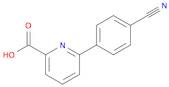 2-Pyridinecarboxylic acid, 6-(4-cyanophenyl)-