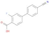 [1,1'-Biphenyl]-4-carboxylic acid, 4'-cyano-3-fluoro-