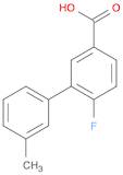 [1,1'-Biphenyl]-3-carboxylic acid, 6-fluoro-3'-methyl-