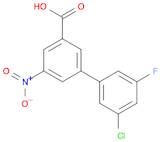 [1,1'-Biphenyl]-3-carboxylic acid, 3'-chloro-5'-fluoro-5-nitro-