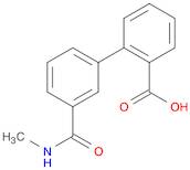 [1,1'-Biphenyl]-2-carboxylic acid, 3'-[(methylamino)carbonyl]-