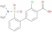 [1,1'-Biphenyl]-4-carboxylic acid, 3-chloro-2'-[(dimethylamino)sulfonyl]-