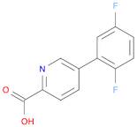 2-Pyridinecarboxylic acid, 5-(2,5-difluorophenyl)-