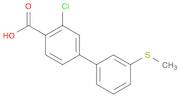 [1,1'-Biphenyl]-4-carboxylic acid, 3-chloro-3'-(methylthio)-