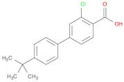 [1,1'-Biphenyl]-4-carboxylic acid, 3-chloro-4'-(1,1-dimethylethyl)-