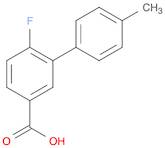 [1,1'-Biphenyl]-3-carboxylic acid, 6-fluoro-4'-methyl-