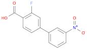 [1,1'-Biphenyl]-4-carboxylic acid, 3-fluoro-3'-nitro-