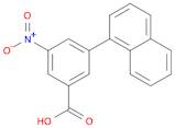 Benzoic acid, 3-(1-naphthalenyl)-5-nitro-