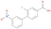 [1,1'-Biphenyl]-4-carboxylic acid, 2-fluoro-3'-nitro-