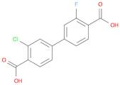 [1,1'-Biphenyl]-4,4'-dicarboxylic acid, 3-chloro-3'-fluoro-