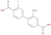 [1,1'-Biphenyl]-4,4'-dicarboxylic acid, 3'-fluoro-2-methyl-