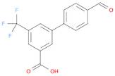 [1,1'-Biphenyl]-3-carboxylic acid, 4'-formyl-5-(trifluoromethyl)-