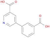 3-Pyridinecarboxylic acid, 5-(3-carboxyphenyl)-