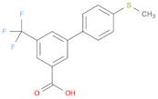 [1,1'-Biphenyl]-3-carboxylic acid, 4'-(methylthio)-5-(trifluoromethyl)-