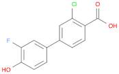 [1,1'-Biphenyl]-4-carboxylic acid, 3-chloro-3'-fluoro-4'-hydroxy-