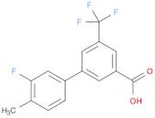 [1,1'-Biphenyl]-3-carboxylic acid, 3'-fluoro-4'-methyl-5-(trifluoromethyl)-