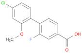 [1,1'-Biphenyl]-4-carboxylic acid, 4'-chloro-2-fluoro-2'-methoxy-