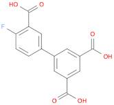 [1,1'-Biphenyl]-3,3',5-tricarboxylic acid, 4'-fluoro-