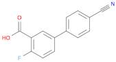 [1,1'-Biphenyl]-3-carboxylic acid, 4'-cyano-4-fluoro-