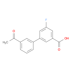 [1,1'-Biphenyl]-3-carboxylic acid, 3'-acetyl-5-fluoro-