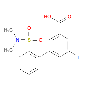 [1,1'-Biphenyl]-3-carboxylic acid, 2'-[(dimethylamino)sulfonyl]-5-fluoro-