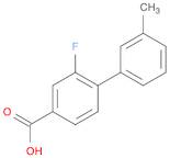 [1,1'-Biphenyl]-4-carboxylic acid, 2-fluoro-3'-methyl-