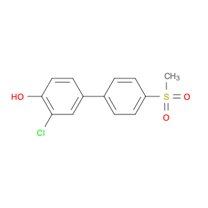 [1,1'-Biphenyl]-4-ol, 3-chloro-4'-(methylsulfonyl)-