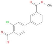 [1,1'-Biphenyl]-3,4'-dicarboxylic acid, 3'-chloro-, 3-methyl ester