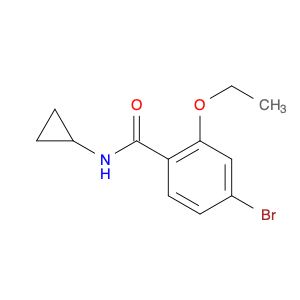 Benzamide, 4-bromo-N-cyclopropyl-2-ethoxy-