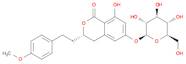 1H-2-Benzopyran-1-one, 6-(β-D-glucopyranosyloxy)-3,4-dihydro-8-hydroxy-3-[2-(4-methoxyphenyl)ethyl…