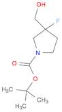 1-Pyrrolidinecarboxylic acid, 3-fluoro-3-(hydroxymethyl)-, 1,1-dimethylethyl ester