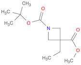 1,3-Azetidinedicarboxylic acid, 3-ethyl-, 1-(1,1-dimethylethyl) 3-methyl ester