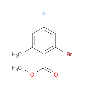 Benzoic acid, 2-bromo-4-fluoro-6-methyl-, methyl ester