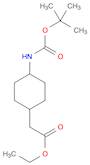 Cyclohexaneacetic acid, 4-[[(1,1-dimethylethoxy)carbonyl]amino]-, ethyl ester