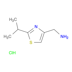 4-Thiazolemethanamine, 2-(1-methylethyl)-, hydrochloride (1:1)