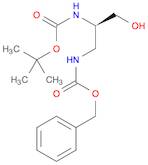 Carbamic acid, N-[(2R)-2-[[(1,1-dimethylethoxy)carbonyl]amino]-3-hydroxypropyl]-, phenylmethyl e...