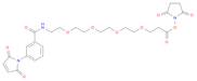 Propanoic acid, 3-[[13-[3-(2,5-dihydro-2,5-dioxo-1H-pyrrol-1-yl)phenyl]-13-oxo-3,6,9-trioxa-12-aza…