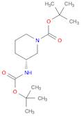 1-Piperidinecarboxylic acid, 3-[[(1,1-dimethylethoxy)carbonyl]amino]-, 1,1-dimethylethyl ester, ...