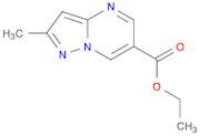 Pyrazolo[1,5-a]pyrimidine-6-carboxylic acid, 2-methyl-, ethyl ester