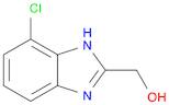 1H-Benzimidazole-2-methanol, 7-chloro-