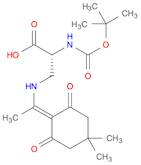 D-Alanine, 3-[[1-(4,4-dimethyl-2,6-dioxocyclohexylidene)ethyl]amino]-N-[(1,1-dimethylethoxy)carbon…