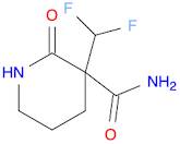 3-Piperidinecarboxamide, 3-(difluoromethyl)-2-oxo-