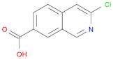 7-Isoquinolinecarboxylic acid, 3-chloro-