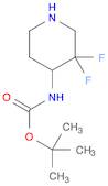 Carbamic acid, N-(3,3-difluoro-4-piperidinyl)-, 1,1-dimethylethyl ester