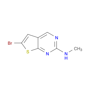 Thieno[2,3-d]pyrimidin-2-amine, 6-bromo-N-methyl-