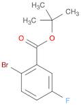 Benzoic acid, 2-bromo-5-fluoro-, 1,1-dimethylethyl ester