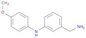 Benzenemethanamine, 3-[(4-methoxyphenyl)amino]-