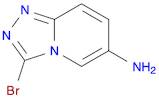 1,2,4-Triazolo[4,3-a]pyridin-6-amine, 3-bromo-