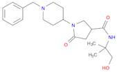 3-Pyrrolidinecarboxamide, N-(2-hydroxy-1,1-dimethylethyl)-5-oxo-1-[1-(phenylmethyl)-4-piperidinyl]-